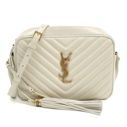 中古 サンローラン 斜め掛け ショルダーバッグ レディース ブランド SAINT LAURENT ルー 574494 ホワイト バッグ USDSL96465011