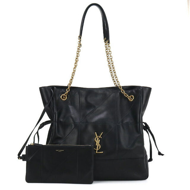 中古 サンローラン トートバッグ レディース ブランド SAINT LAURENT ジェイミー 809824 ブラック バッグ USDSL96845011