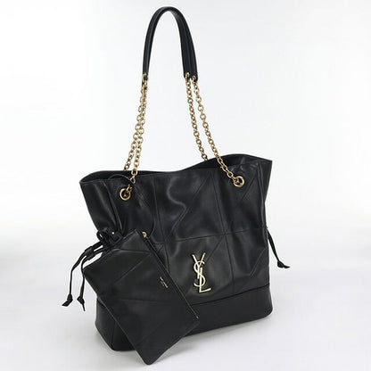 中古 サンローラン トートバッグ レディース ブランド SAINT LAURENT ジェイミー 809824 ブラック バッグ USDSL96845011