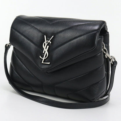 中古 サンローラン 斜め掛け ショルダーバッグ レディース ブランド SAINT LAURENT ルル レザー 630951 ブラック バッグ USDSL96855011