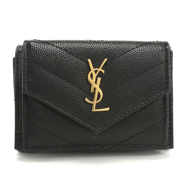 サンローラン 三つ折り財布 中古 サンローラン 三折財布 レディース ブランド SAINT LAURENT