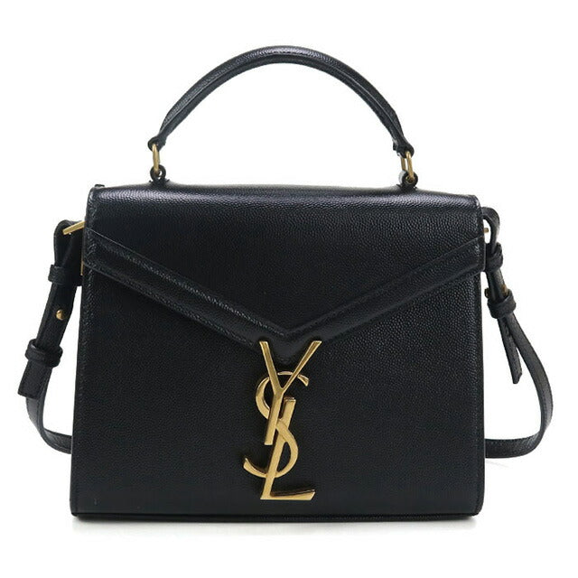 中古 サンローラン ハンドバッグ レディース ブランド SAINT LAURENT カサンドラ トップハンドル 623930 ブラック バッグ USDSL98017011