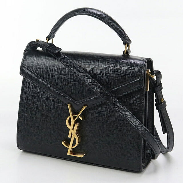 中古 サンローラン ハンドバッグ レディース ブランド SAINT LAURENT カサンドラ トップハンドル 623930 ブラック バッグ USDSL98017011