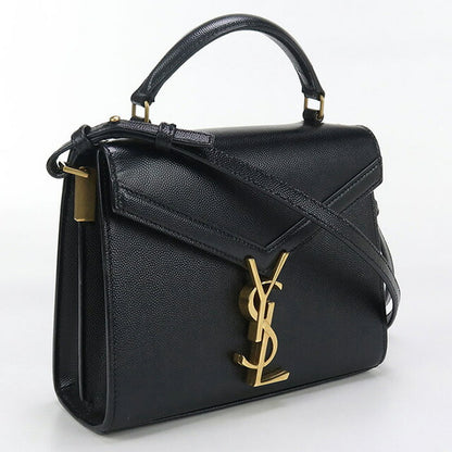 中古 サンローラン ハンドバッグ レディース ブランド SAINT LAURENT カサンドラ トップハンドル 623930 ブラック バッグ USDSL98017011