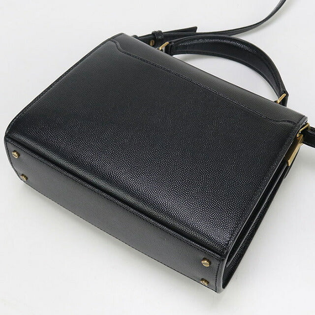 中古 サンローラン ハンドバッグ レディース ブランド SAINT LAURENT カサンドラ トップハンドル 623930 ブラック バッグ USDSL98017011