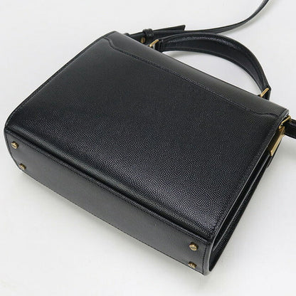 中古 サンローラン ハンドバッグ レディース ブランド SAINT LAURENT カサンドラ トップハンドル 623930 ブラック バッグ USDSL98017011
