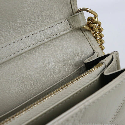 中古 サンローラン チェーンウォレット レディース ブランド SAINT LAURENT カサンドラ レザー 585031 財布 USDSL98061011