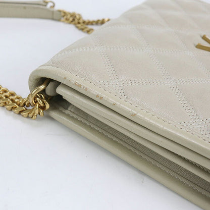 中古 サンローラン チェーンウォレット レディース ブランド SAINT LAURENT カサンドラ レザー 585031 財布 USDSL98061011