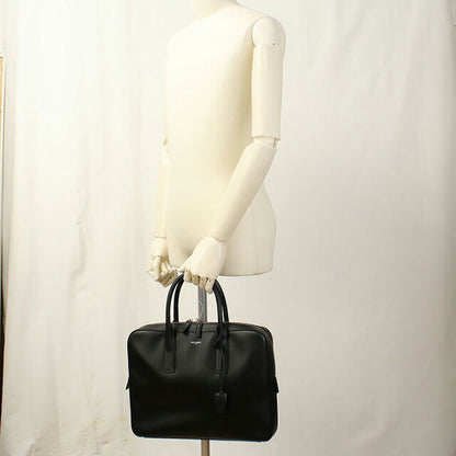 中古 サンローラン ブリーフケース メンズ ブランド SAINT LAURENT ミュージアム レザー 377865 ブラック バッグ USDSL98128011
