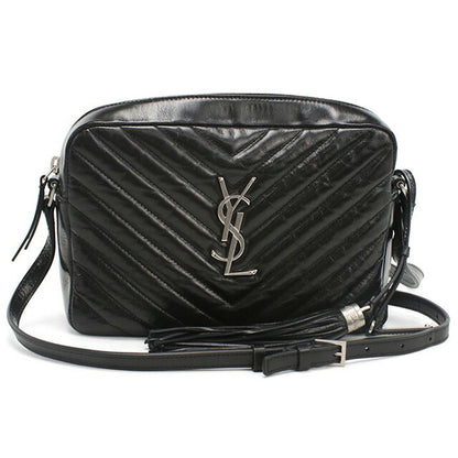 中古 サンローラン 斜め掛け ショルダーバッグ レディース ブランド SAINT LAURENT カメラバッグ 468537 ブラック バッグ USDSL99171011