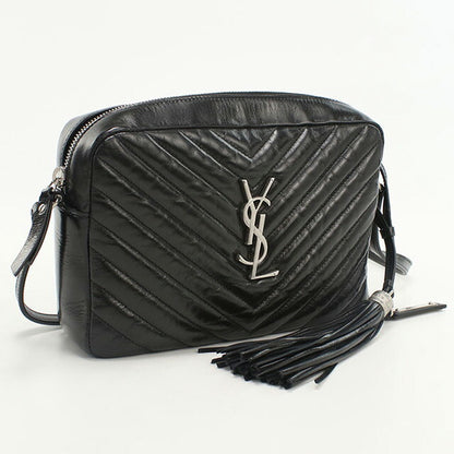 中古 サンローラン 斜め掛け ショルダーバッグ レディース ブランド SAINT LAURENT カメラバッグ 468537 ブラック バッグ USDSL99171011