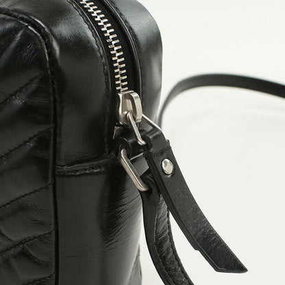 中古 サンローラン 斜め掛け ショルダーバッグ レディース ブランド SAINT LAURENT カメラバッグ 468537 ブラック バッグ USDSL99171011