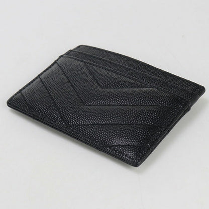 中古 サンローラン カードケース レディース ブランド SAINT LAURENT モノグラム レザー 423291 ブラック 財布 USDSL99828011