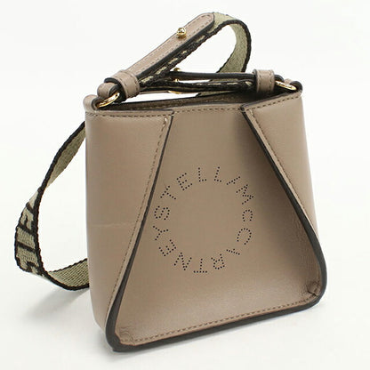 中古 ステラマッカートニー 斜め掛け ショルダーバッグ レディース ブランド STELLA MCCARTNEY ロゴ スクエア ミニバッグ 700159 ベージュ USDSTM92022011