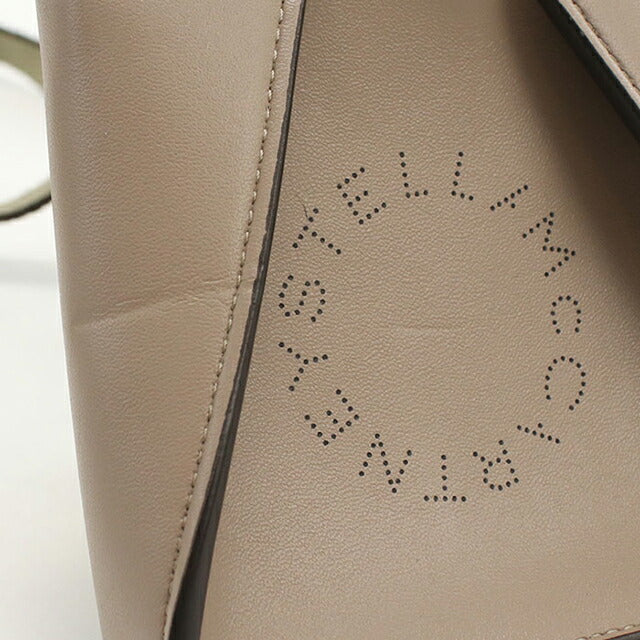中古 ステラマッカートニー 斜め掛け ショルダーバッグ レディース ブランド STELLA MCCARTNEY ロゴ スクエア ミニバッグ 700159 ベージュ USDSTM92022011
