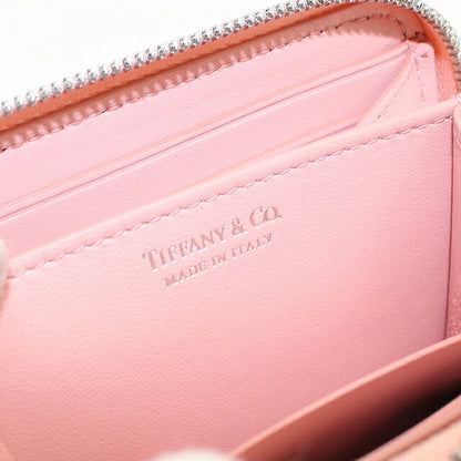 中古 ティファニー 小銭入れ レディース ブランド TIFFANY＆Co. リターン トゥ　ティファニー ジップコインパース ピンク 財布 USDTI103871011