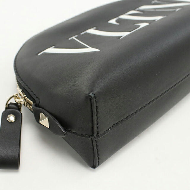 中古 ヴァレンティノ ポーチ レディース ブランド VALENTINO VLTN ブラック バッグ USDVA103780011