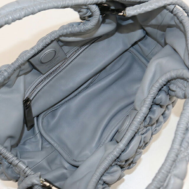 中古 ヴァレンティノ ハンドバッグ レディース ブランド VALENTINO ロックスタッズ 2WAY レザー グレー バッグ USDVA104159011