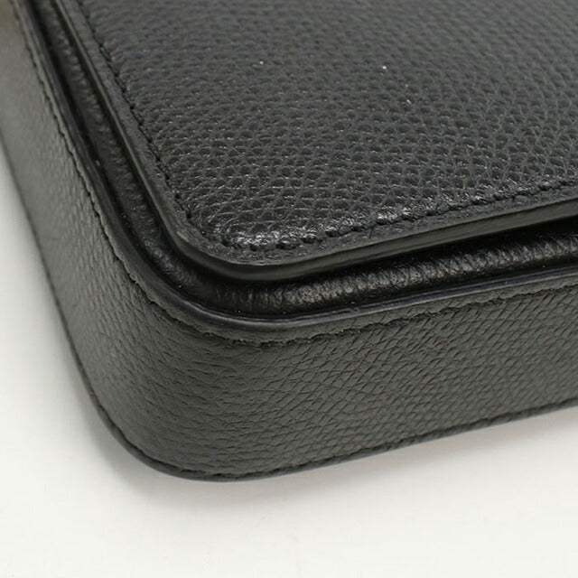 中古 ヴァレンティノ 斜め掛け ショルダーバッグ レディース ブランド VALENTINO チェーン レザー 2W2P0Y63SNP ブラック バッグ USDVA106109011