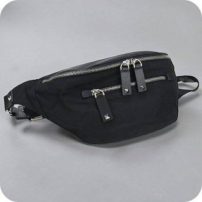 中古 ヴァレンティノ ボディバッグ メンズ ブランド VALENTINO VLTN ベルトバッグ ブラック バッグ USDVA107030011
