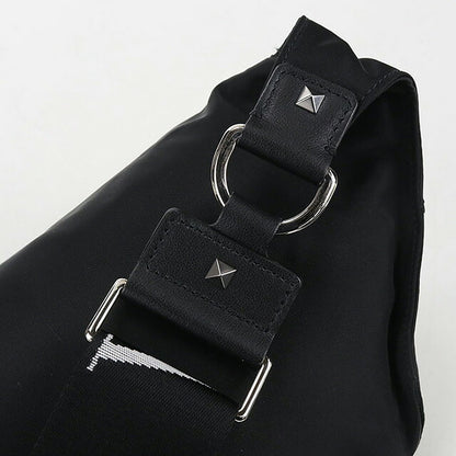 中古 ヴァレンティノ ボディバッグ メンズ ブランド VALENTINO VLTN ベルトバッグ ブラック バッグ USDVA107030011