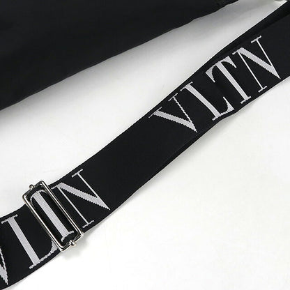 中古 ヴァレンティノ ボディバッグ メンズ ブランド VALENTINO VLTN ベルトバッグ ブラック バッグ USDVA107030011