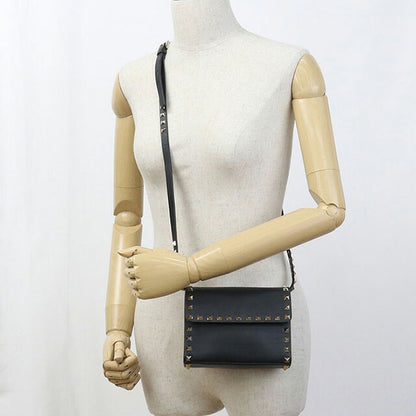 中古 ヴァレンティノ 斜め掛け ショルダーバッグ レディース ブランド VALENTINO ロックスタッズ ブラック バッグ USDVA107035011