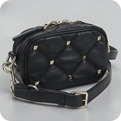 中古 ヴァレンティノ 斜め掛け ショルダーバッグ レディース ブランド VALENTINO ロックスタッズ ブラック バッグ USDVA107372011