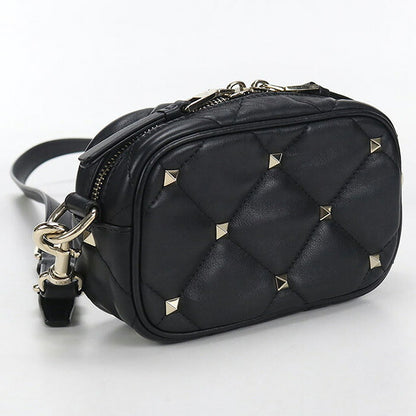 中古 ヴァレンティノ 斜め掛け ショルダーバッグ レディース ブランド VALENTINO ロックスタッズ ブラック バッグ USDVA107372011