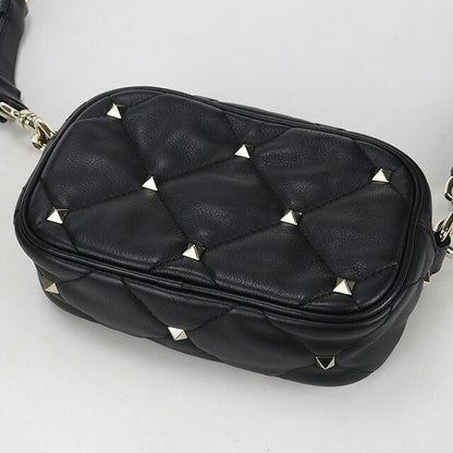 中古 ヴァレンティノ 斜め掛け ショルダーバッグ レディース ブランド VALENTINO ロックスタッズ ブラック バッグ USDVA107372011