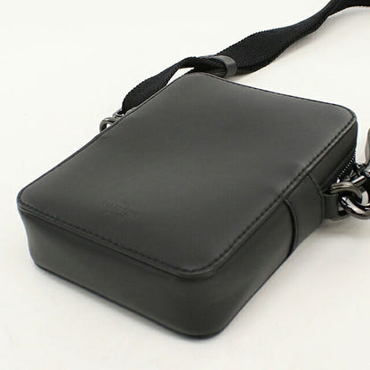 中古 ヴァレンチノ ショルダーバッグ メンズ ブランド VALENTINO VLTN スモール レザー ブラック USDVA115758011