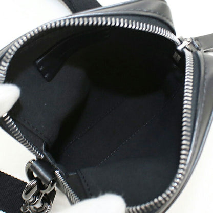 中古 ヴァレンチノ ショルダーバッグ メンズ ブランド VALENTINO VLTN スモール レザー ブラック USDVA115758011