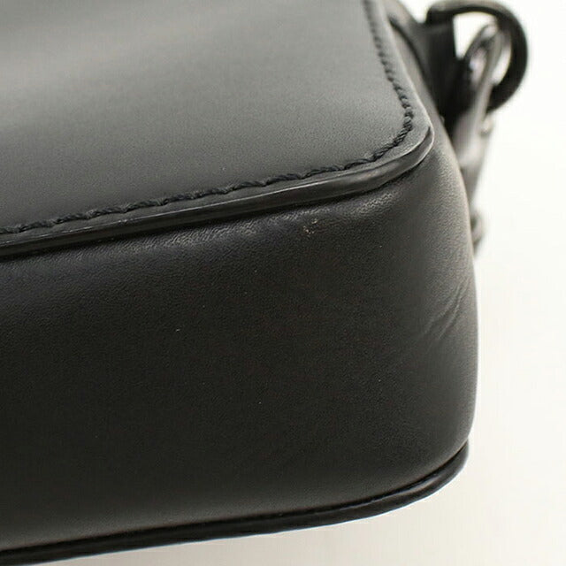中古 ヴァレンチノ ショルダーバッグ メンズ ブランド VALENTINO VLTN スモール レザー ブラック USDVA115758011