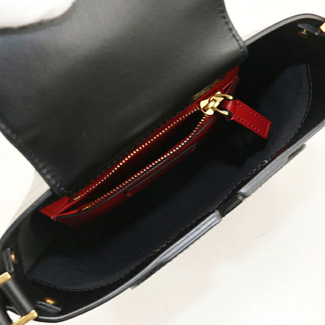 中古 ヴァレンチノ ショルダーバッグ レディース ブランド VALENTINO フィルミー バケットバッグ レザー ブラック USDVA121587011