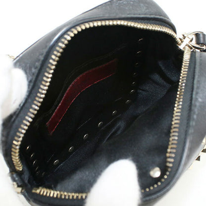 二手Valentino Crossbody shough Bag for妇女品牌Valentino Rock Studs链链肩袋皮革USDVA94875011