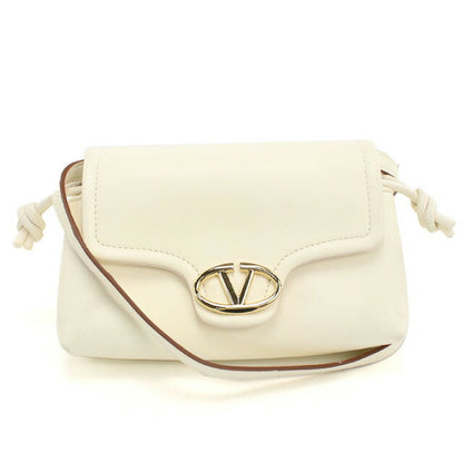 中古 ヴァレンティノ ショルダーバッグ レディース ブランド VALENTINO レザー ホワイト バッグ USDVA95737011
