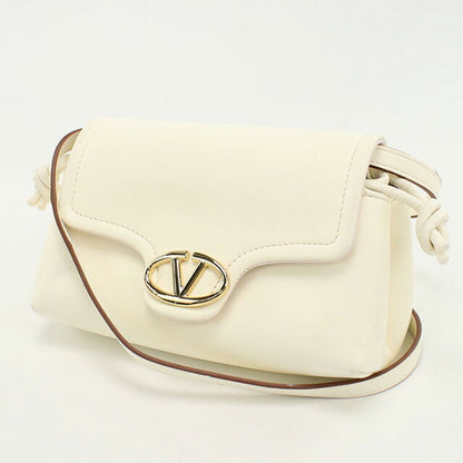 中古 ヴァレンティノ ショルダーバッグ レディース ブランド VALENTINO レザー ホワイト バッグ USDVA95737011