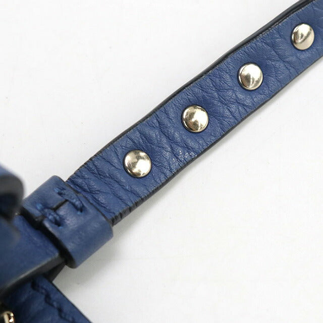 中古 ヴァレンティノ トートバッグ レディース ブランド VALENTINO 2WAY レザー ブルー バッグ USDVA99923011