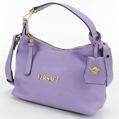 中古 ジャンニ・ヴェルサーチ 斜め掛け ショルダーバッグ レディース ブランド Gianni Versace タグ ナッパ ホーボーバッグ　2WAY USDVE98084011