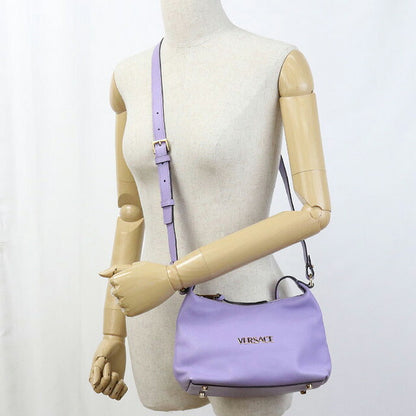中古 ジャンニ・ヴェルサーチ 斜め掛け ショルダーバッグ レディース ブランド Gianni Versace タグ ナッパ ホーボーバッグ　2WAY USDVE98084011