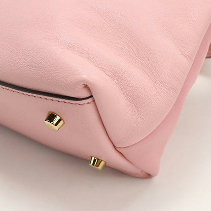 中古 ジャンニ・ヴェルサーチ 斜め掛け ショルダーバッグ レディース ブランド Gianni Versace 2WAY レザー 1018302 ピンク バッグ USDVE98085011