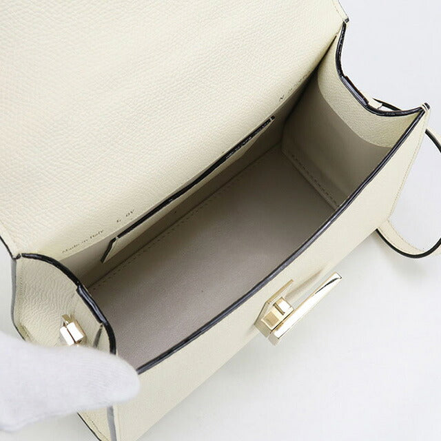 中古 ヴァレクストラ ハンドバッグ レディース ブランド VALEXTRA マイクロ イジィデ 2WAY WBES0022028LOC99WW ホワイト バッグ USDVX100236011