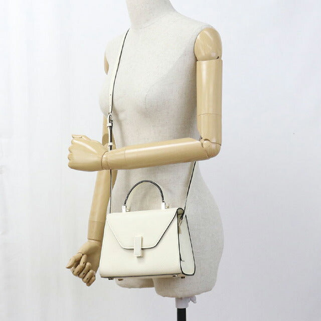 中古 ヴァレクストラ ハンドバッグ レディース ブランド VALEXTRA マイクロ イジィデ 2WAY WBES0022028LOC99WW ホワイト バッグ USDVX100236011