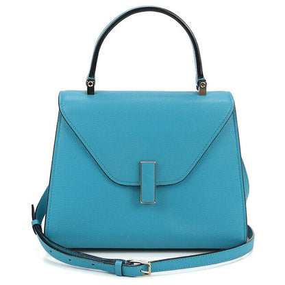 中古 ヴァレクストラ ハンドバッグ レディース ブランド VALEXTRA ミニ イジィデ 2WAY ブルー バッグ USDVX100563011