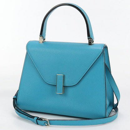 中古 ヴァレクストラ ハンドバッグ レディース ブランド VALEXTRA ミニ イジィデ 2WAY ブルー バッグ USDVX100563011