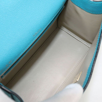 中古 ヴァレクストラ ハンドバッグ レディース ブランド VALEXTRA ミニ イジィデ 2WAY ブルー バッグ USDVX100563011