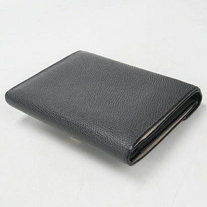 中古 ヴァレクストラ 三つ折り財布 三折財布 レディース ブランド VALEXTRA イジィデ　ウォレット グレー USDVX112927011