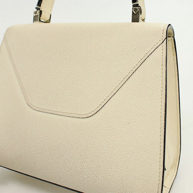 中古 ヴァレクストラ ハンドバッグ レディース ブランド VALEXTRA ミニ イジィデ レザー ホワイト バッグ USDVX94836011