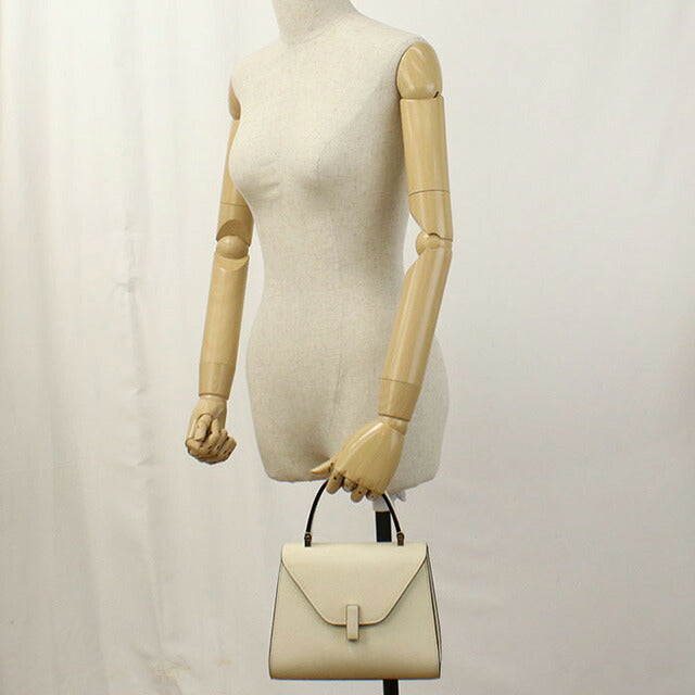 中古 ヴァレクストラ ハンドバッグ レディース ブランド VALEXTRA ミニ イジィデ レザー ホワイト バッグ USDVX94836011