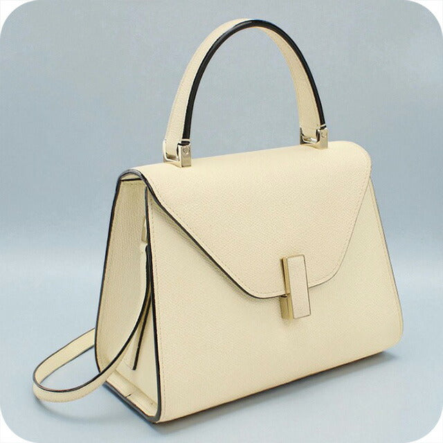 中古 ヴァレクストラ ハンドバッグ レディース ブランド VALEXTRA ミニ イジィデ レザー ホワイト バッグ USDVX94836011